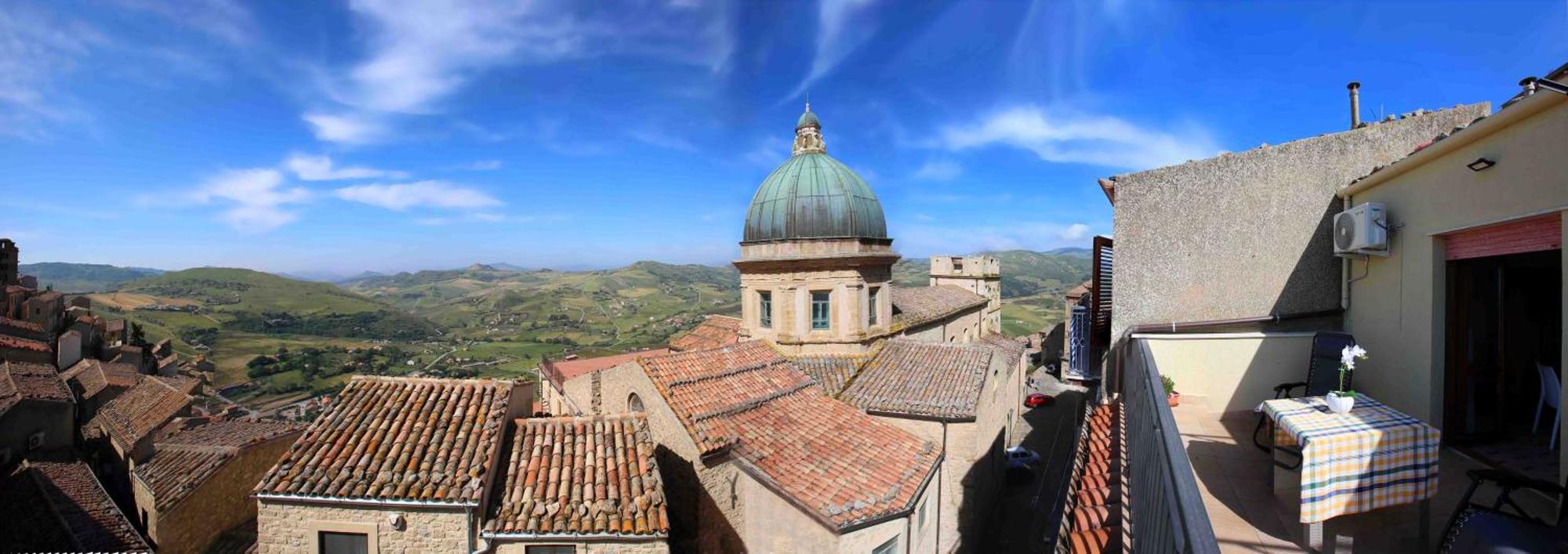 Al Centro Villa Gangi Esterno foto